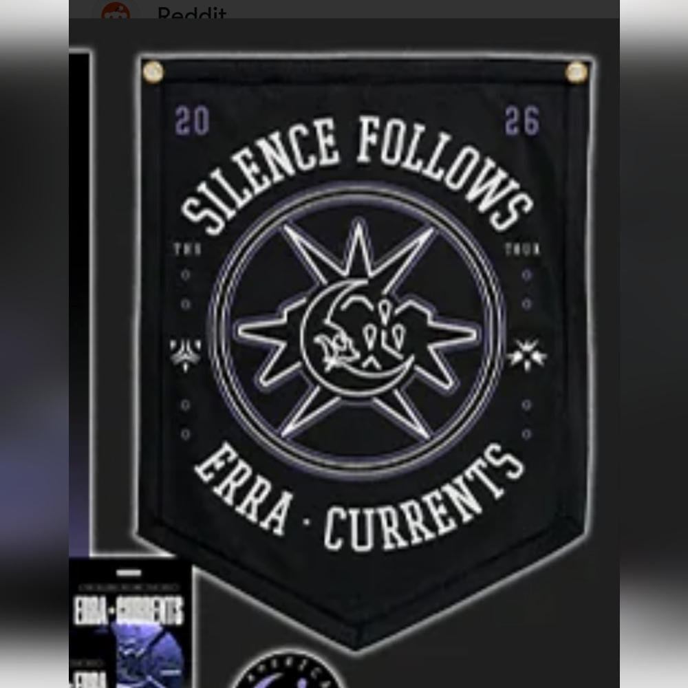 BNWT Erra / Currents 2026 Tour Banner Wall Banner from the VIP Promo Pack